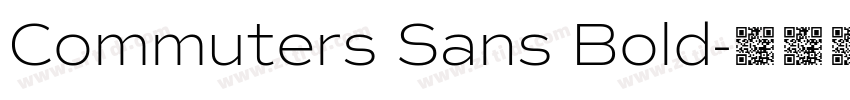 Commuters Sans Bold字体转换